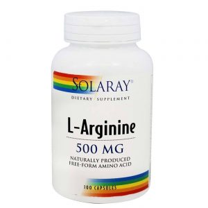 Solaray L-Arginina 100 Cápsulas