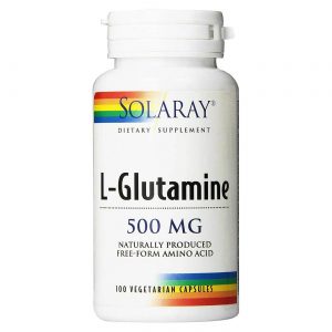 Solaray, L-Glutamina - 100 Cápsulas Vegetarianas