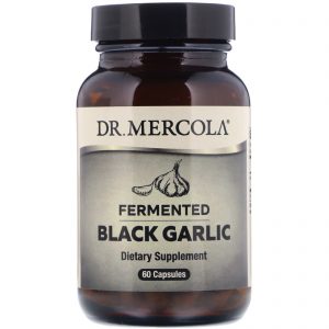 Dr. Mercola, Alho Preto Fermentado, 60 Cápsulas