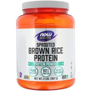 Now Foods, Sports, Proteína de Arroz Marrom Germinado, 2 lbs (907 g)