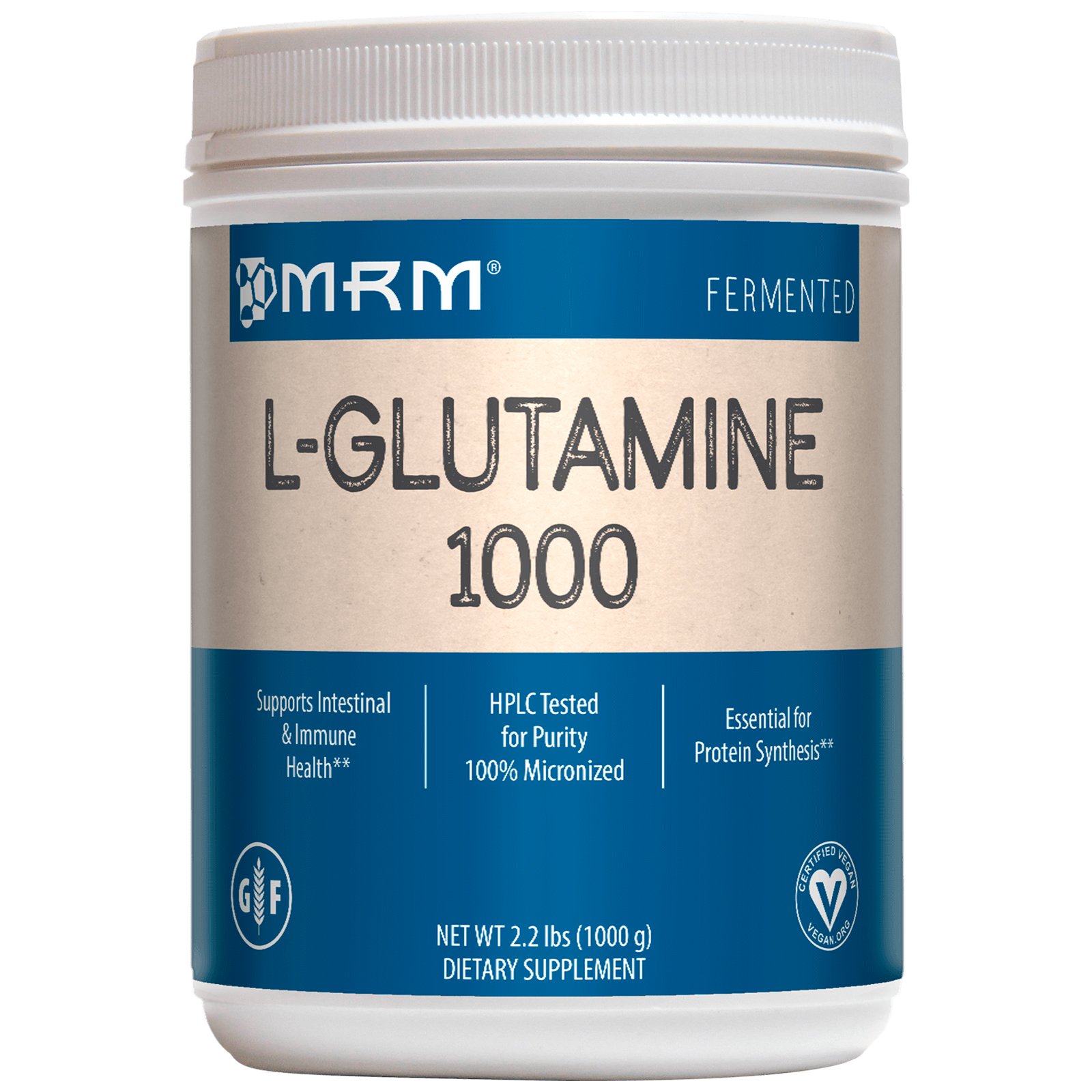MRM, L-Glutamine 1000, 1000 g (2,2 lbs)