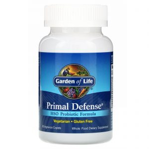 Garden of Life, Primal Defense, Fórmula Probiótica HSO, 90 Cápsulas Vegetais