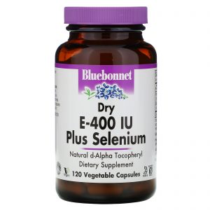 Bluebonnet Nutrition, E-400 UI Seco, Selênio Plus, 120 Cápsulas vegetais