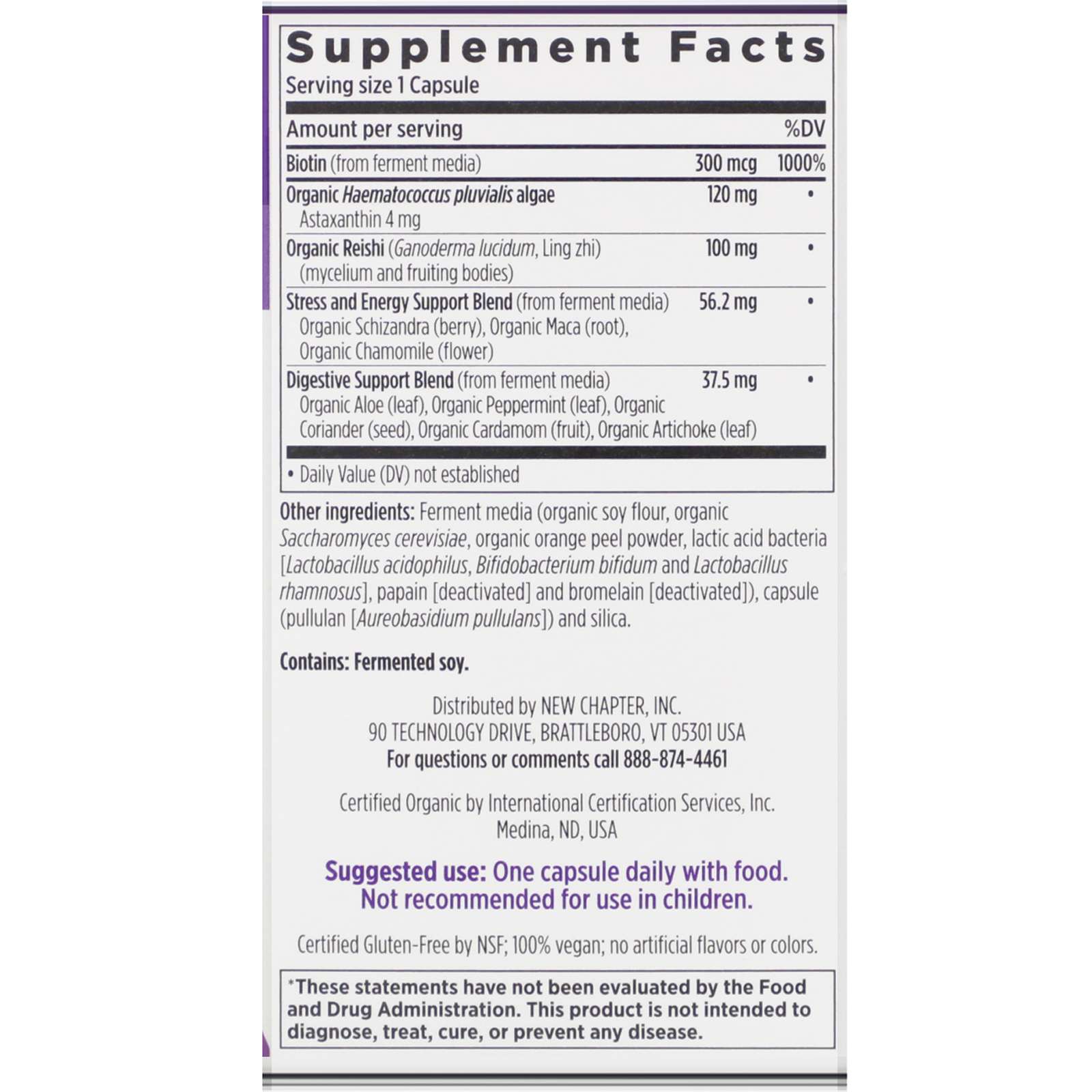 New Chapter, Perfect Hair, Skin & Nails, 60 Vegan Capsules - Imagem 2