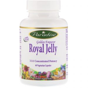 Paradise Herbs, Golden Emperor Royal Jelly, 60 Vegetarian Capsules