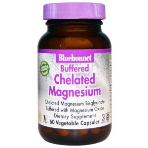 Bluebonnet Nutrition, Buffered Chelated Magnesium, 60 Vegetable Capsules