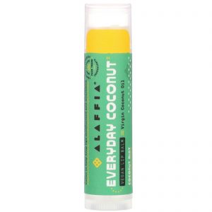 Alaffia, Coco Todo Dia, Protetor labial vegano, Menta de Coco, 0,15 oz (4,25 g)