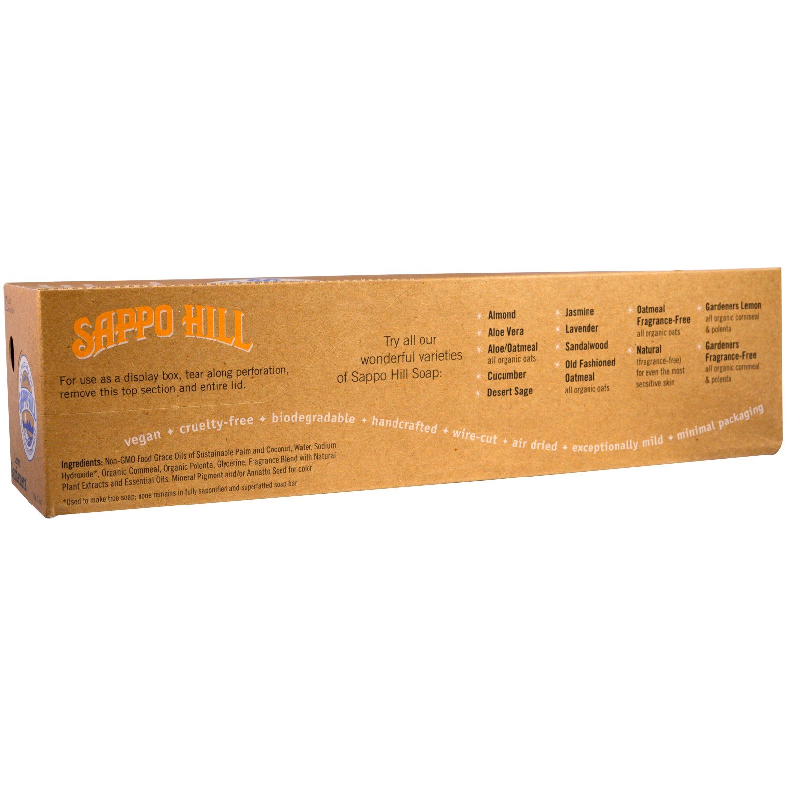 Sappo Hill, Sabonete Cremoso de Glicerina, Limão Silvestre, 12 Barras, 3,5 onças (100 g) cada - Imagem 2