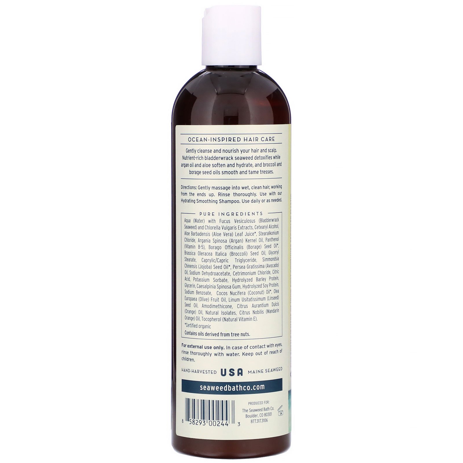 The Seaweed Bath Co., Hydrating Smoothing Conditioner, Citrus Vanilla, 12 fl oz (354 ml) - Imagem 2