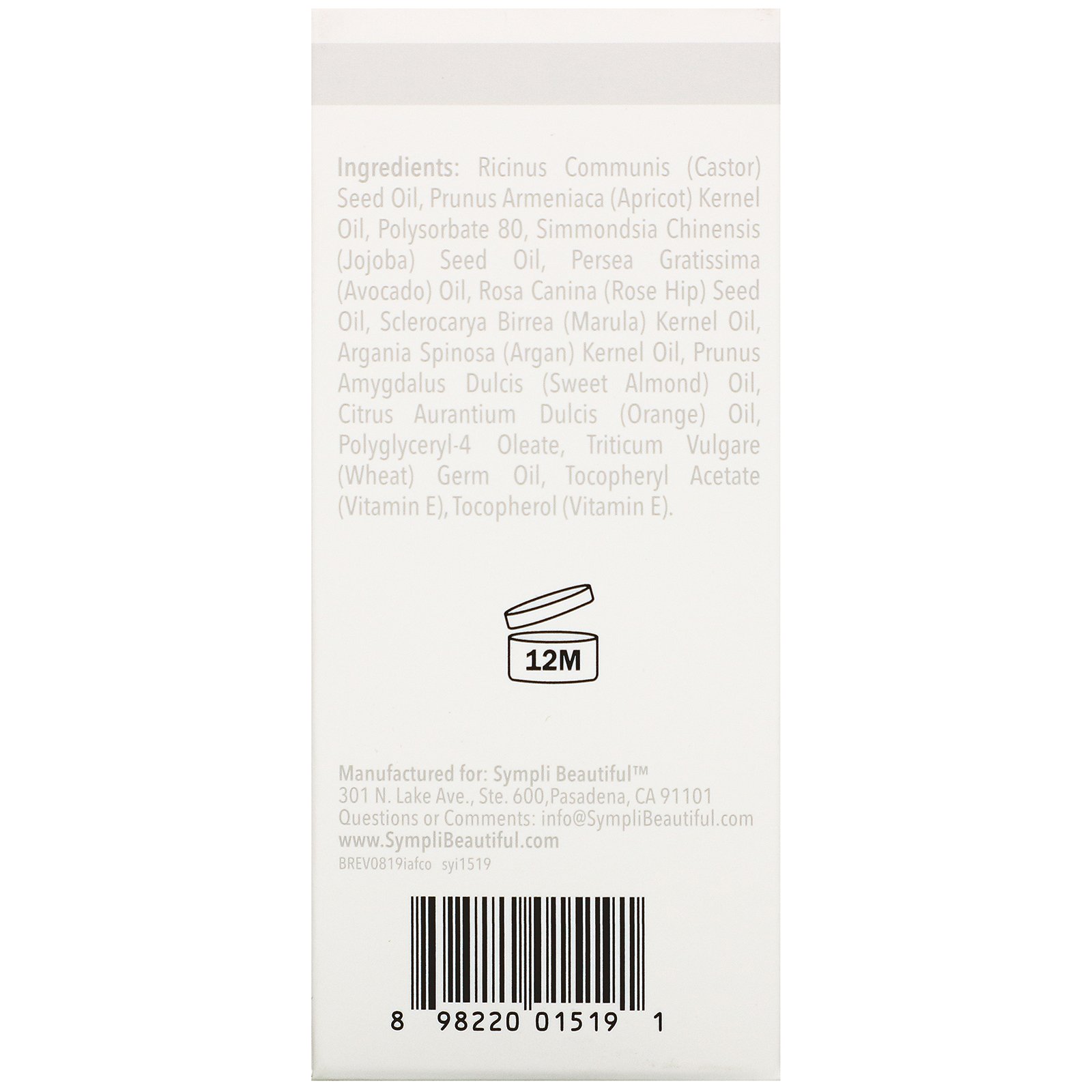 Sympli Beautiful, Óleo de Limpeza Facial Iluminador Antioxidante, 30 ml (1 fl oz) - Imagem 4