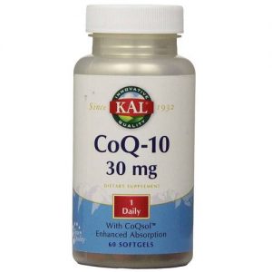 Kal CoQ-10 30 mg 60 Cápsulas