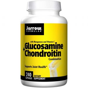 Jarrow Formulas, Glucosamina + Condroitina - 240 Cápsulas