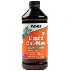 Now Foods, Líquido Cal-Mag - 16 fl oz (473mL)
