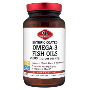 Olympian Labs, Ômega-3 Óleo de Peixe - 120 Cápsulas