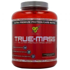BSN, True Mass® Proteína e Carboidrato Premium, Milkshake de Chocolate - 2.64 kg