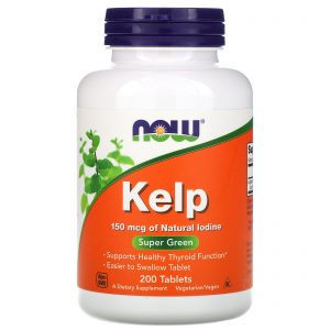 Now Foods, Algas, 150 mcg, 200 Comprimidos