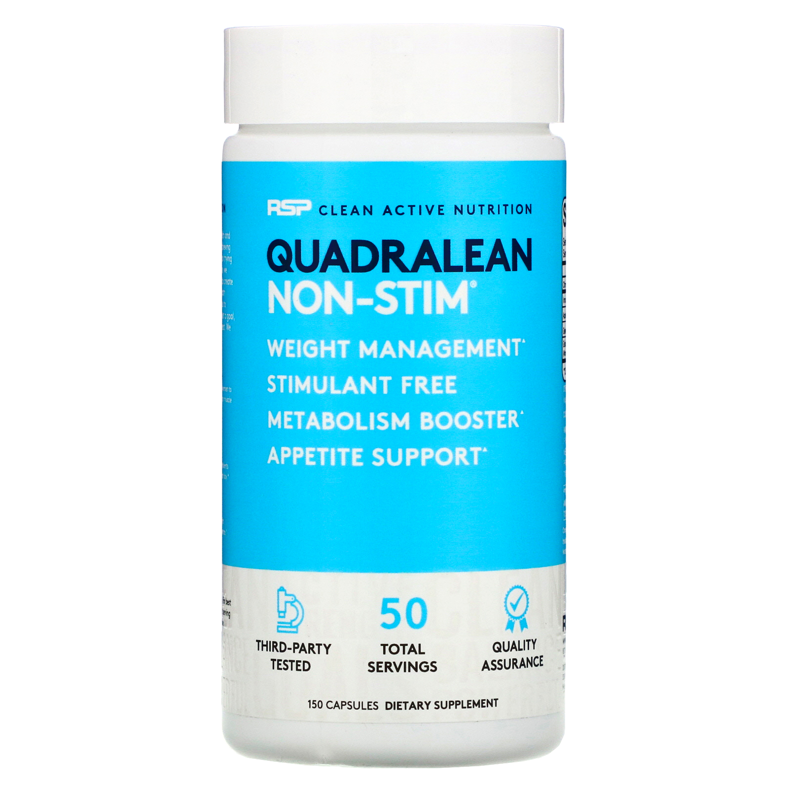 RSP Nutrition, QuadraLean Non-Stim, 150 Cápsulas