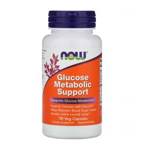 Now Foods, Glucose Metabolic Support, 90 Cápsulas Vegetais