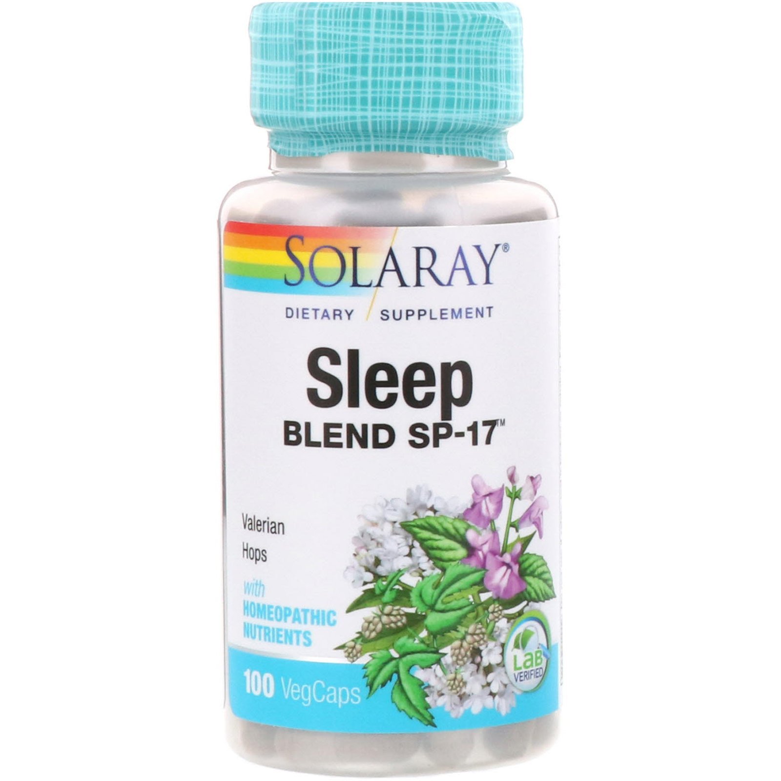 Solaray, Composto do Sono SP-17, 100 cápsulas vegetais