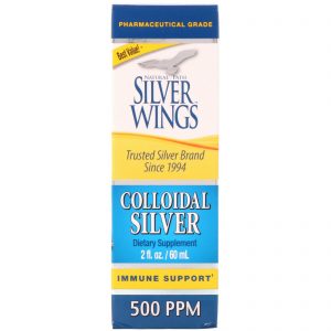 Natural Path Silver Wings, Prata Coloidal, 500 PPM, 60 ml (2 fl oz)
