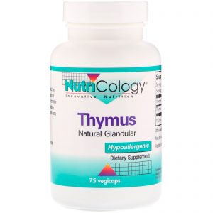 Nutricology, Thymus, 75 Comprimidos Vegetarianos
