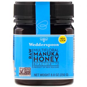 Wedderspoon, Raw Multifloral Manuka Honey, KFactor 12, 8.8 oz (250 g)