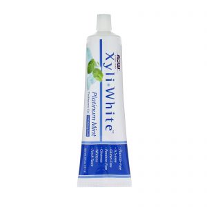 Now Foods, Solutions, XyliWhite, Creme Dental em Gel, Hortelã de Platina, 181 g (6,4 oz)