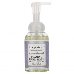 Deep Steep, Sabonete Espumante para as Mãos, Lavanda e Camomila, 237 ml (8 fl oz)