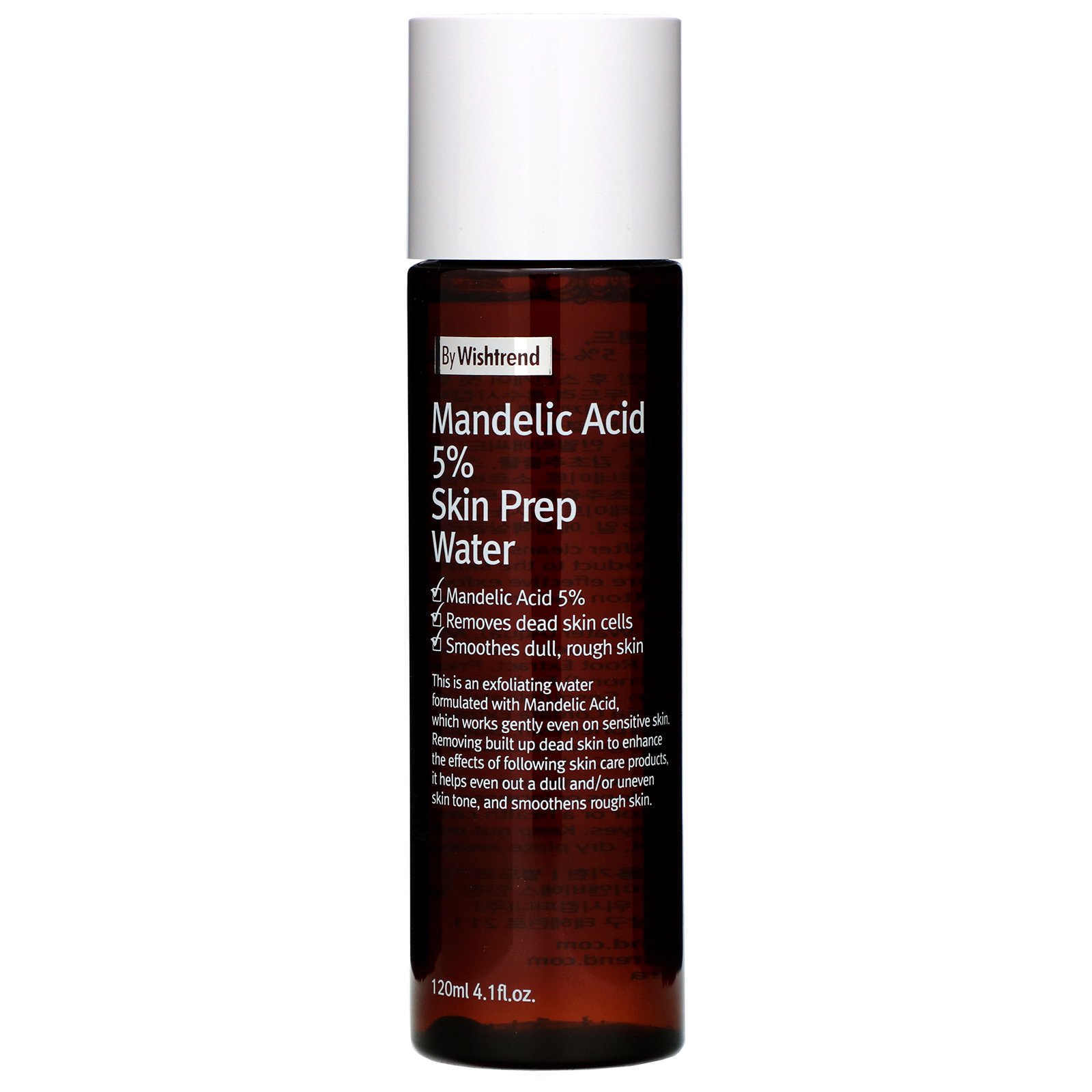 Wishtrend, Ácido Mandélico 5% de Água para Preparação na Pele, 120 ml (4,1 fl oz)