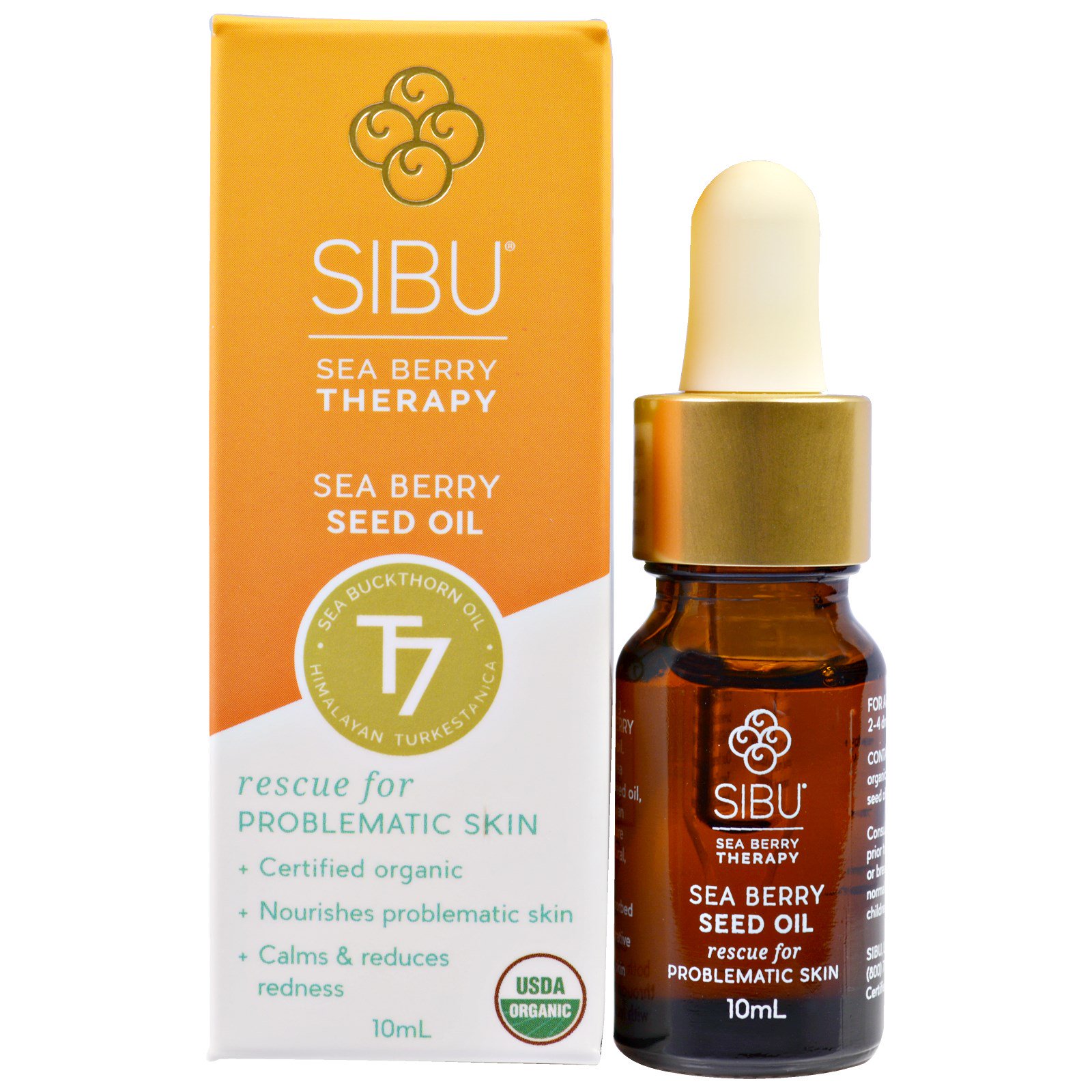 Sibu Beauty, Óleo de semente de Sea Berry, 10 ml