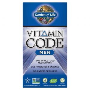 Garden of Life, Multivitamínico Masculino Vitamin Code® - 120 Cápsulas Vegetarianas