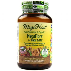 MegaFood MegaFlora for Bebê and Me - 60 Cápsulas