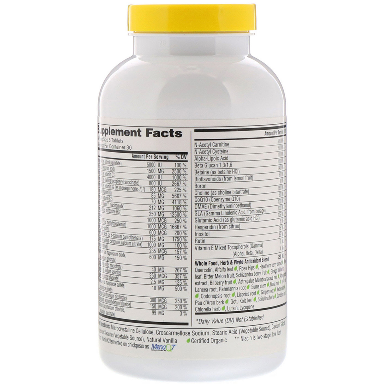 Super Nutrition, Super Immune, Multivitamínico de Fortalecimento Imunológico, Livre de Ferro, 240 Comprimidos - Imagem 2