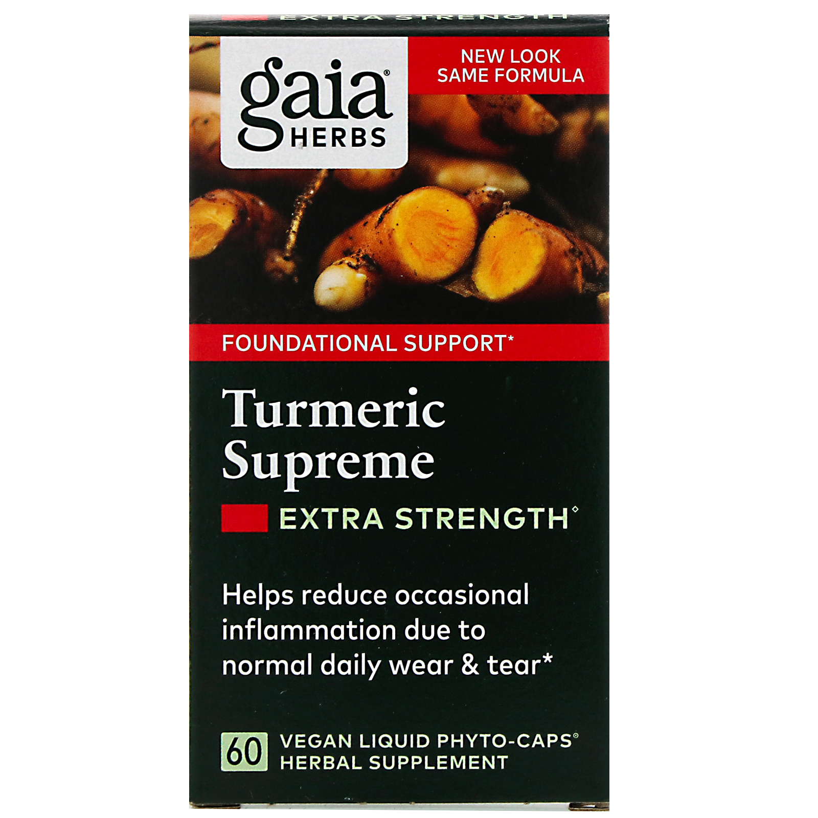 Gaia Herbs, Cúrcuma Suprema, Potência Extra, 60 Phyto-Caps Líquidas Vegetais