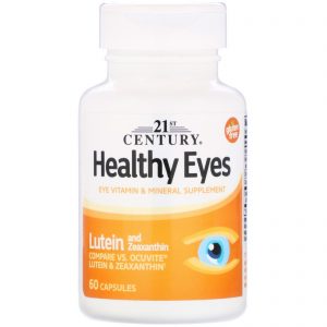 21st Century, Healthy Eyes, Luteína e Zeaxantina, 60 Cápsulas