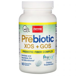 Jarrow Formulas, Prebióticos XOS+GOS, 90 Comprimidos Mastigáveis