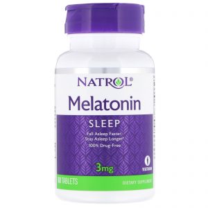 Natrol, Melatonina, 3 mg, 60 Comprimidos