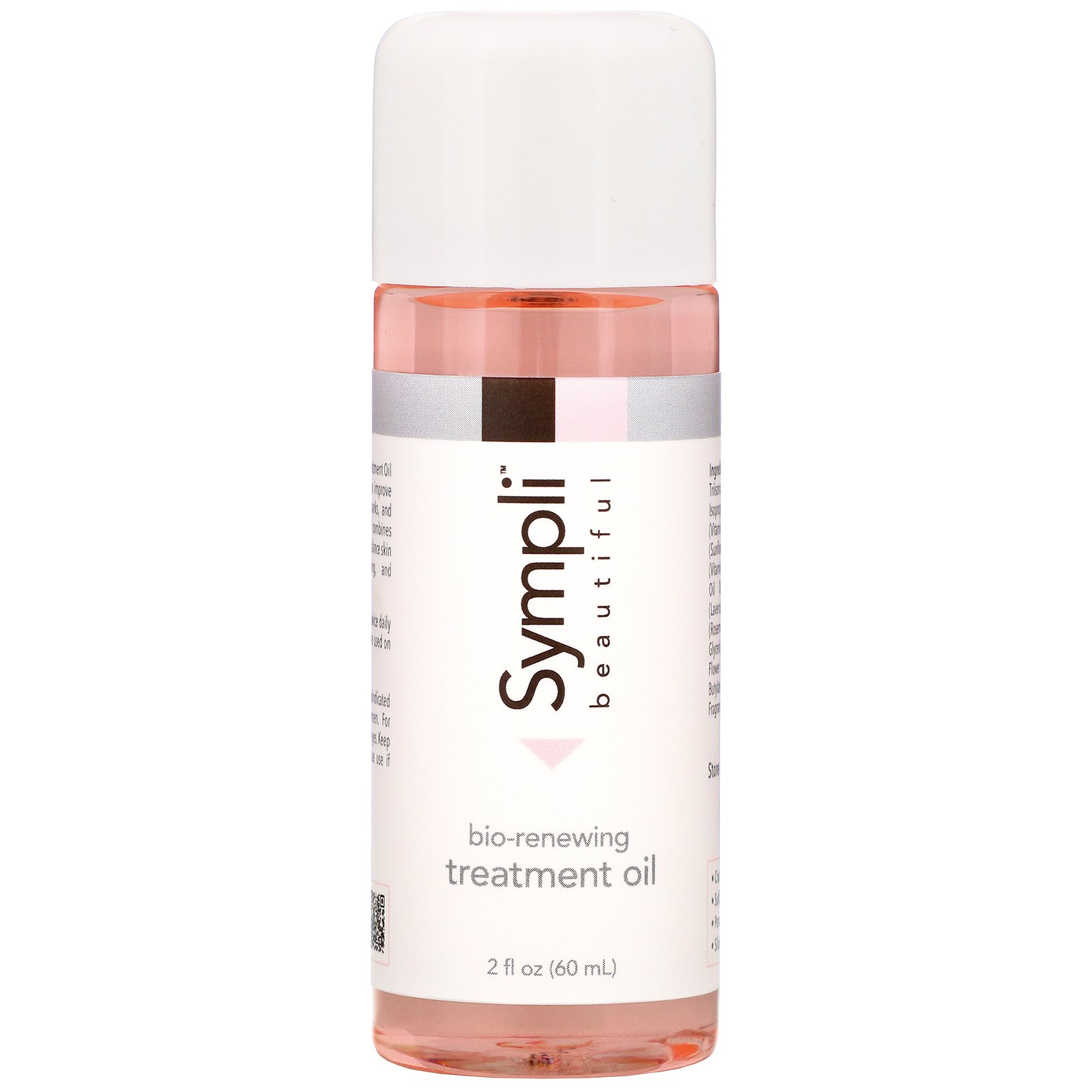 Sympli Beautiful, Óleo de Tratamento Biorrenovador, 60 ml (2 fl oz)