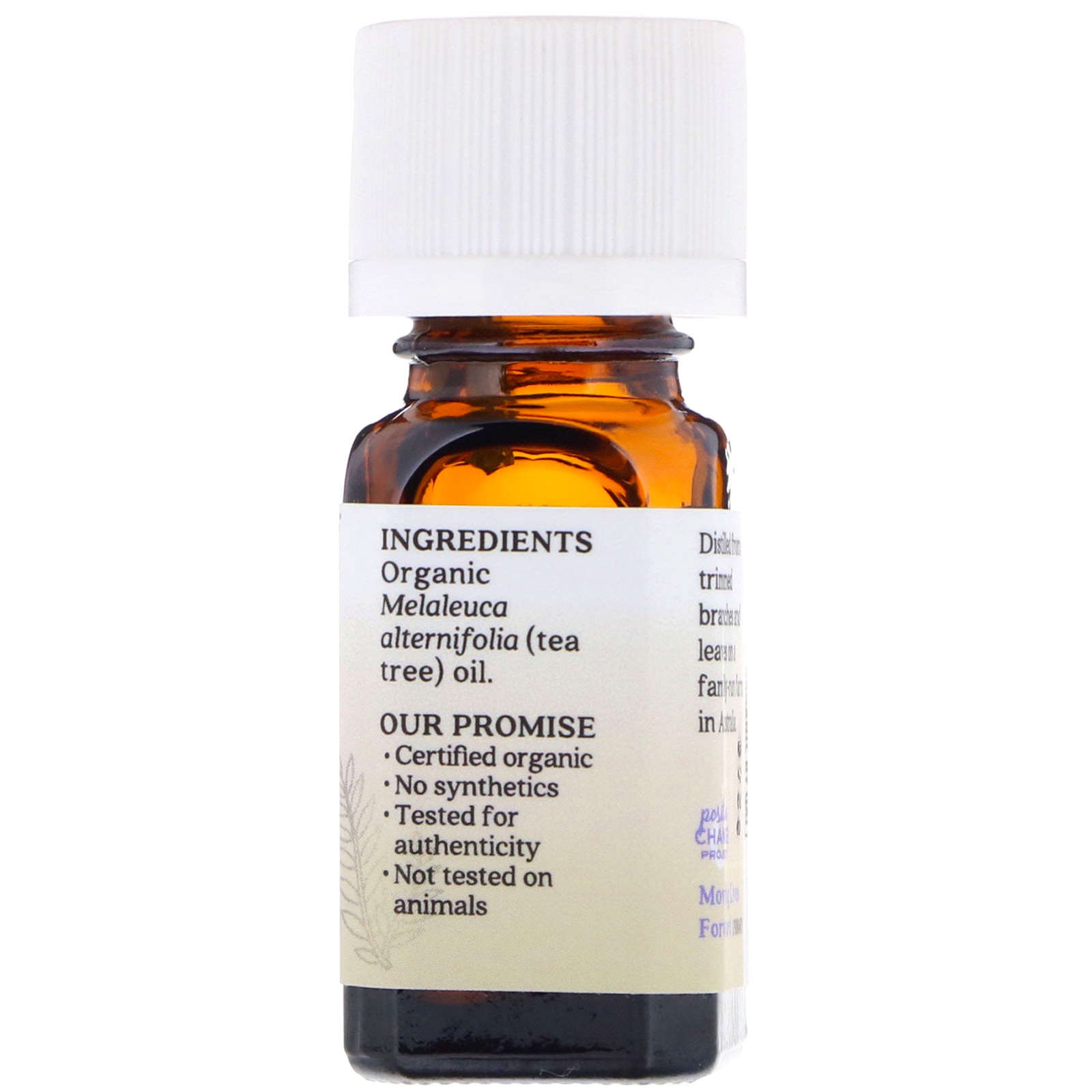 Aura Cacia, Óleo de Melaleuca Orgânico, 0,25 fl oz (7,4 ml) - Imagem 2