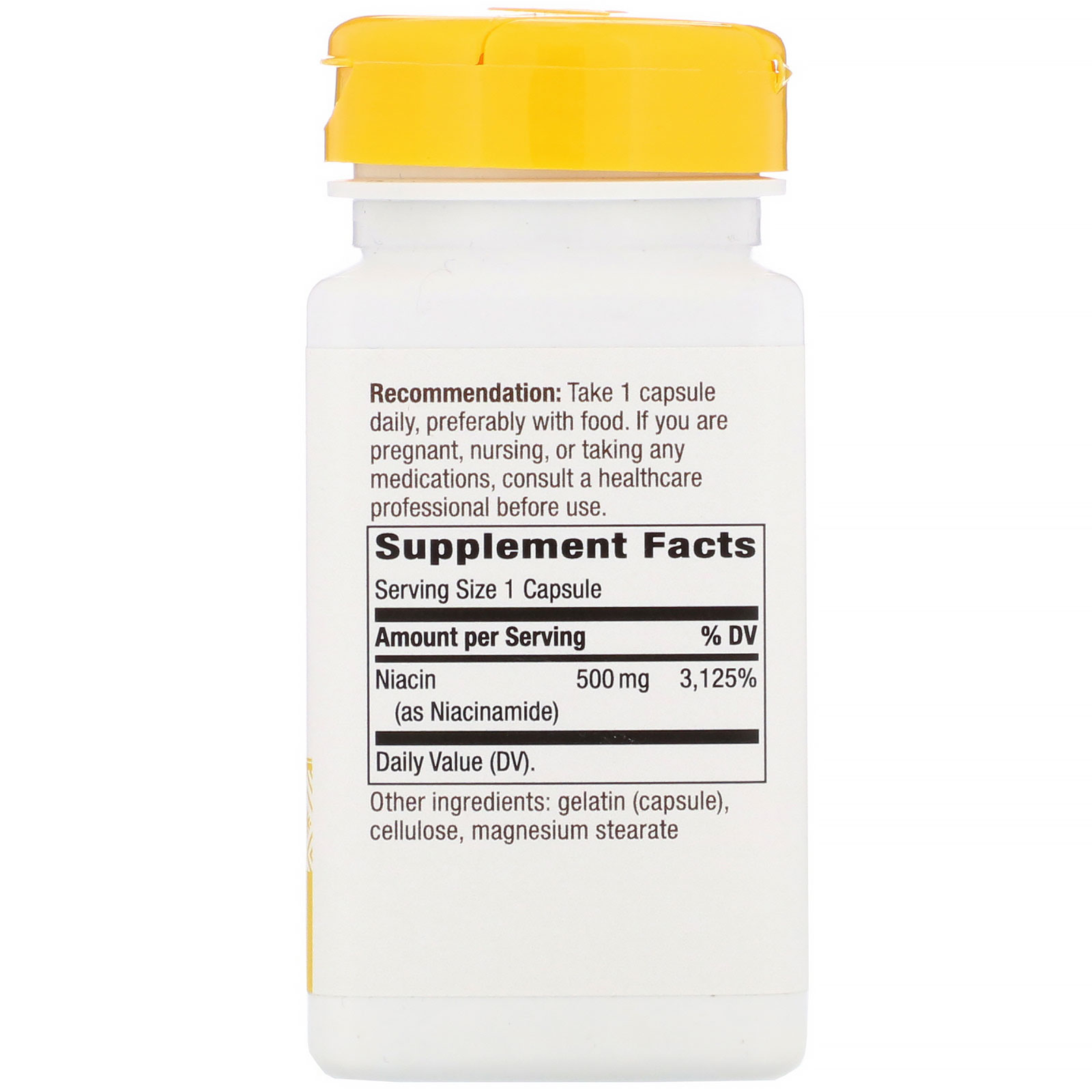 Nature's Way, Niacinamida, 500 mg, 100 Cápsulas - Imagem 2