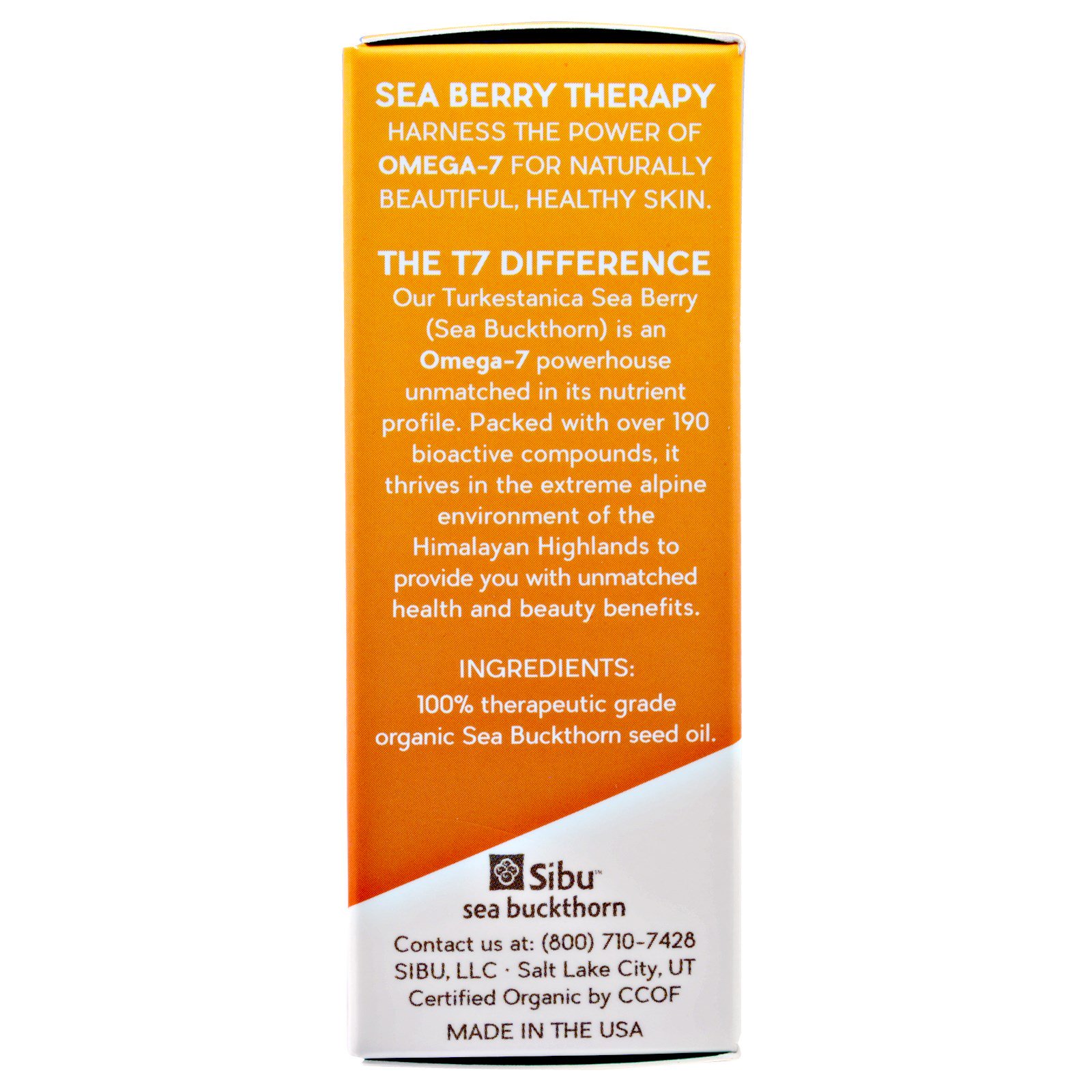 Sibu Beauty, Óleo de semente de Sea Berry, 10 ml - Imagem 2