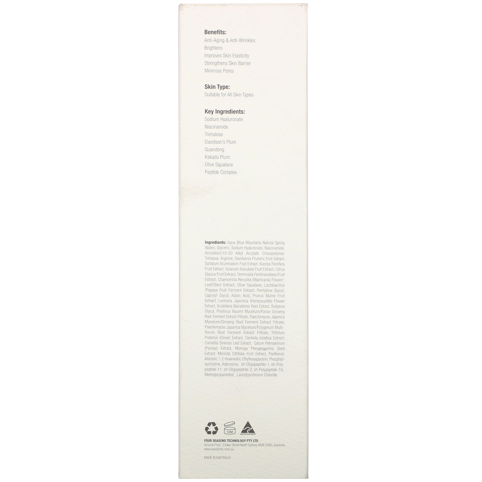 Bondi Chic, Four Seasons, Essência/Sérum, 150 ml (5,1 fl oz) - Imagem 3
