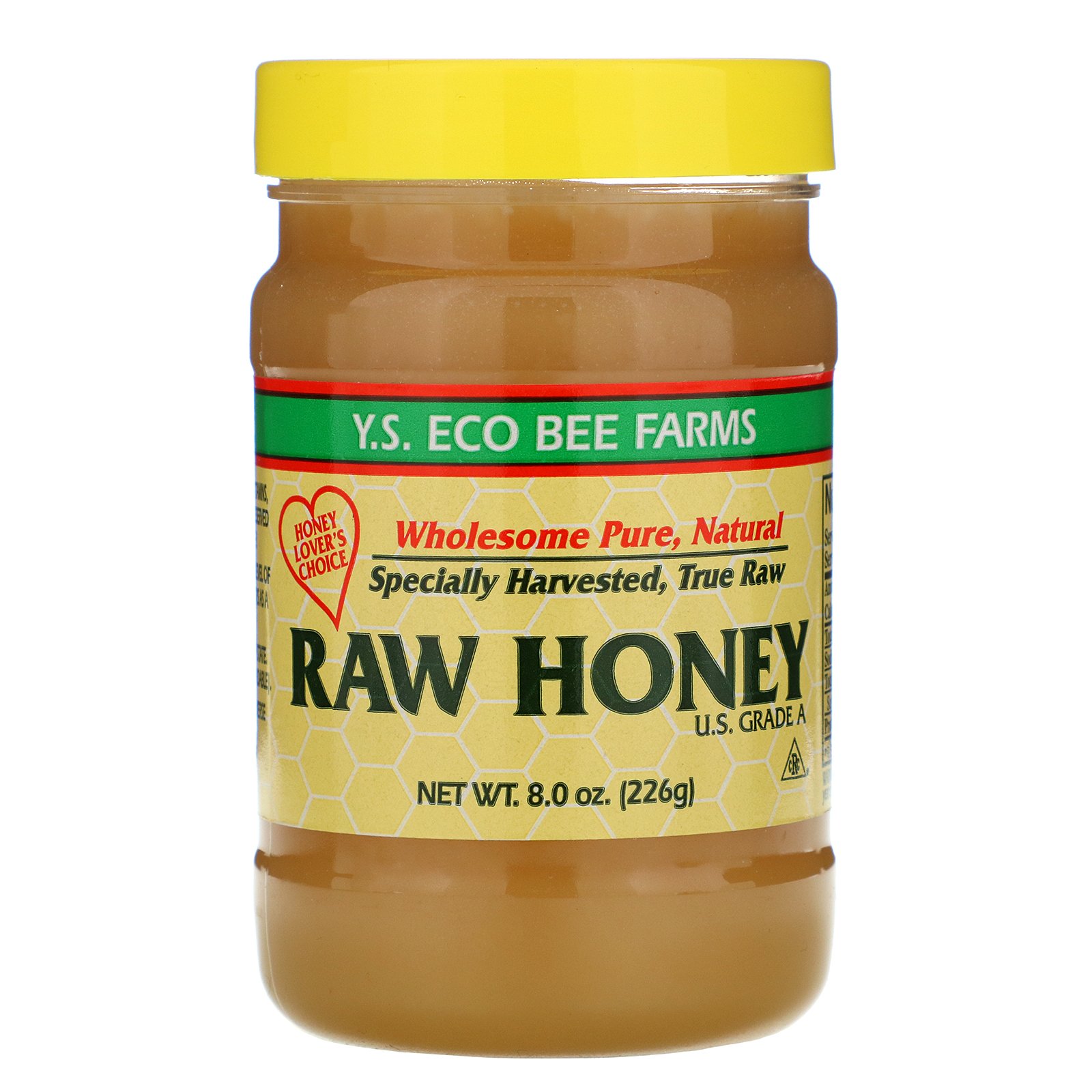 Y.S. Eco Bee Farms, Mel natural, 8,0 oz (226 g)