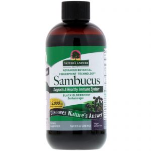 Nature's Answer, Sambucus, Sabugueiro Preto, 12.000 mg, 240 ml (8 fl oz)