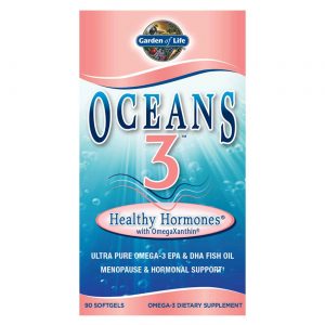 Garden of Life - Ocean's 3 - ​​Hormônios saudáveis - 90 Cápsulas em gel