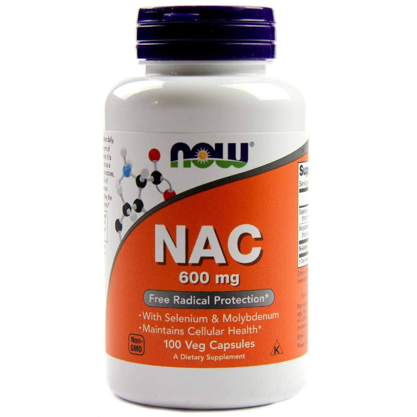 Comprar NAC 600 mg Now Foods 100 Cápsulas preço suplemento no Brasil ...