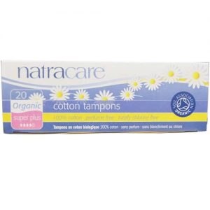 Natracare, Absorventes Internos de Algodão - Super - 20 Absorventes