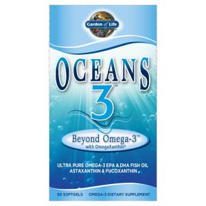 Garden of Life, Oceans 3™ - Além do ômega-3 - 60 Cápsulas