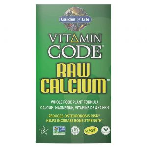 Garden of Life, Vitamin Code® Raw Cálcio - 120 Cápsulas Vegetarianas