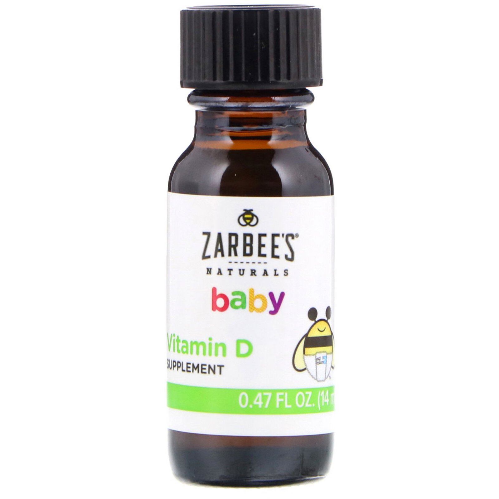 Zarbee's, Naturals, Baby, Vitamina D, 14 ml - Imagem 3